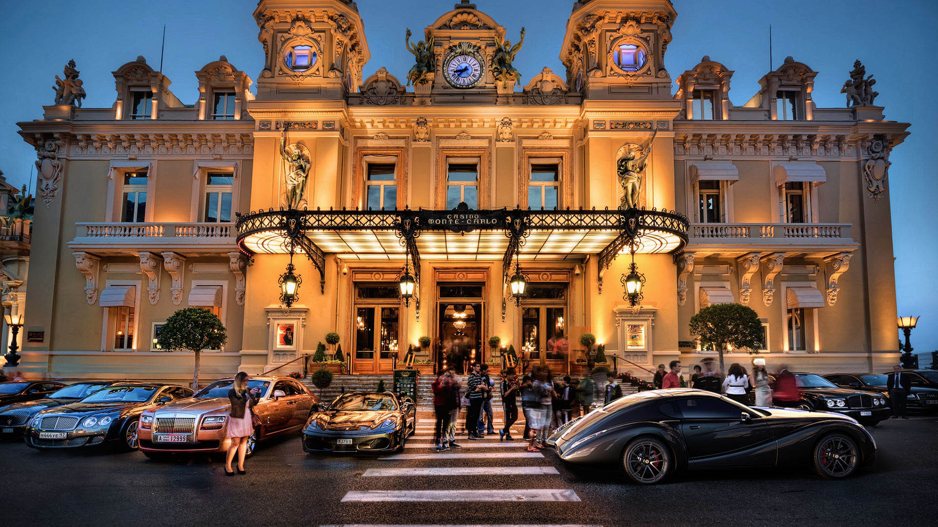 Монако казино Монте Карло 1800