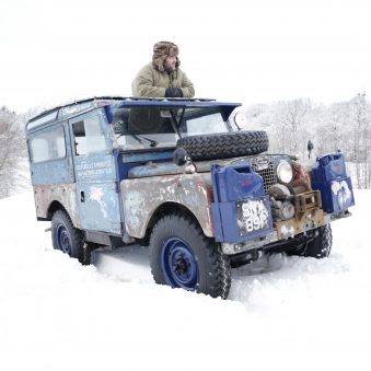 Classic Car PR: Appearance confirmed by heroic Land Rover 86” Station Wagon from landmark 1955 expedition