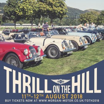 Morgan Motor Company will play host to the UK’s largest gathering of Morgan cars at their annual Thrill on the Hill event, on 11th and 12th August