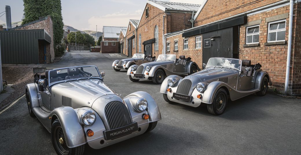 First limited-run Morgan Plus 4 70th Anniversary Edition models roll off the line at Pickersleigh Road